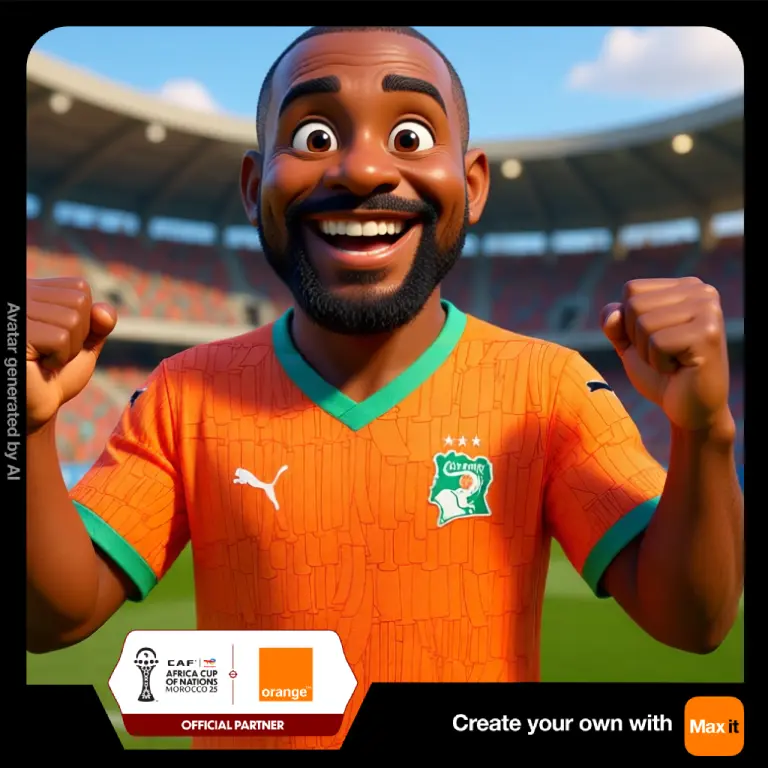 Avatar IA Orange - Supporter 1