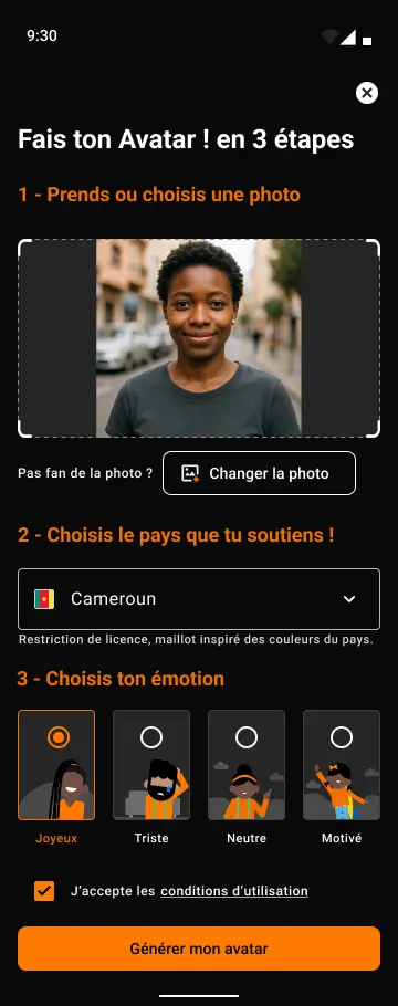 Interface Orange Maxit - Français